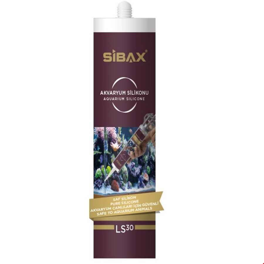 SİBAX AKVARYUM SİLİKONU 280 ML ŞEFFAF LS30