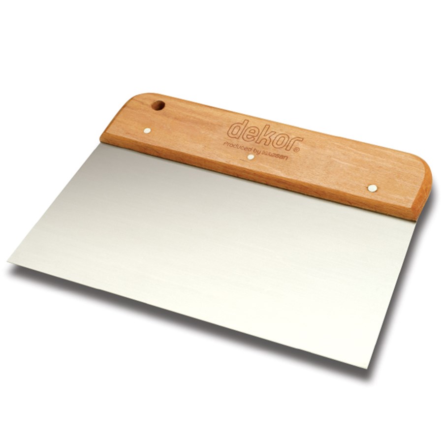 DEKOR GENİŞ ISPATULA  AHŞAP SAPLI 22 CM 042