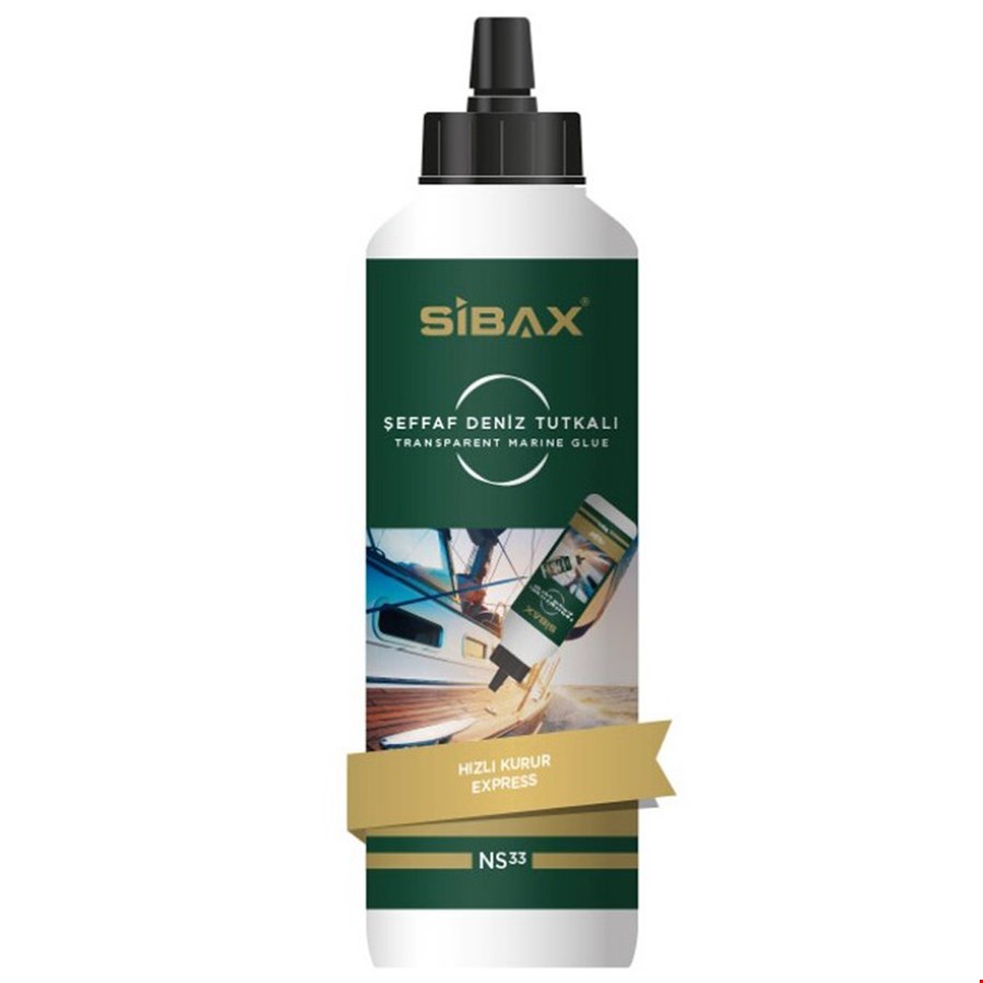 SİBAX DENİZ TUTKALI 500 GR ŞEFFAF NS33