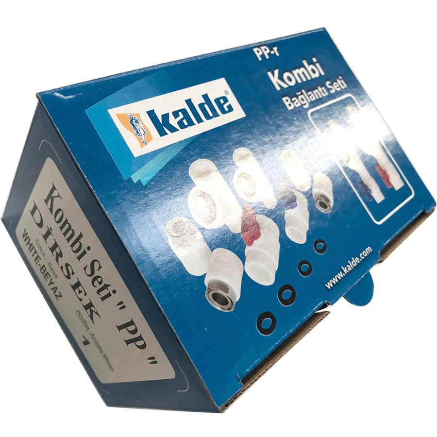 KALDE KOMBİ SETİ METALLİ DİRSEKLİ 8 Lİ KME-100008