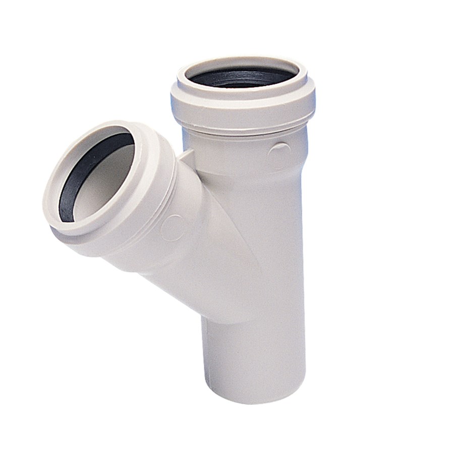 KALDE PVC-U TEK ÇATAL 75*50*45 SBR-OLOK45