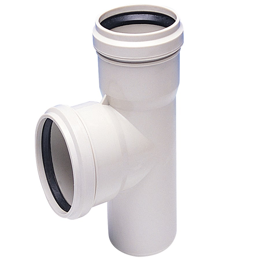 KALDE PVC-U TEK ÇATAL 50*50*87 SBR-OKOK87