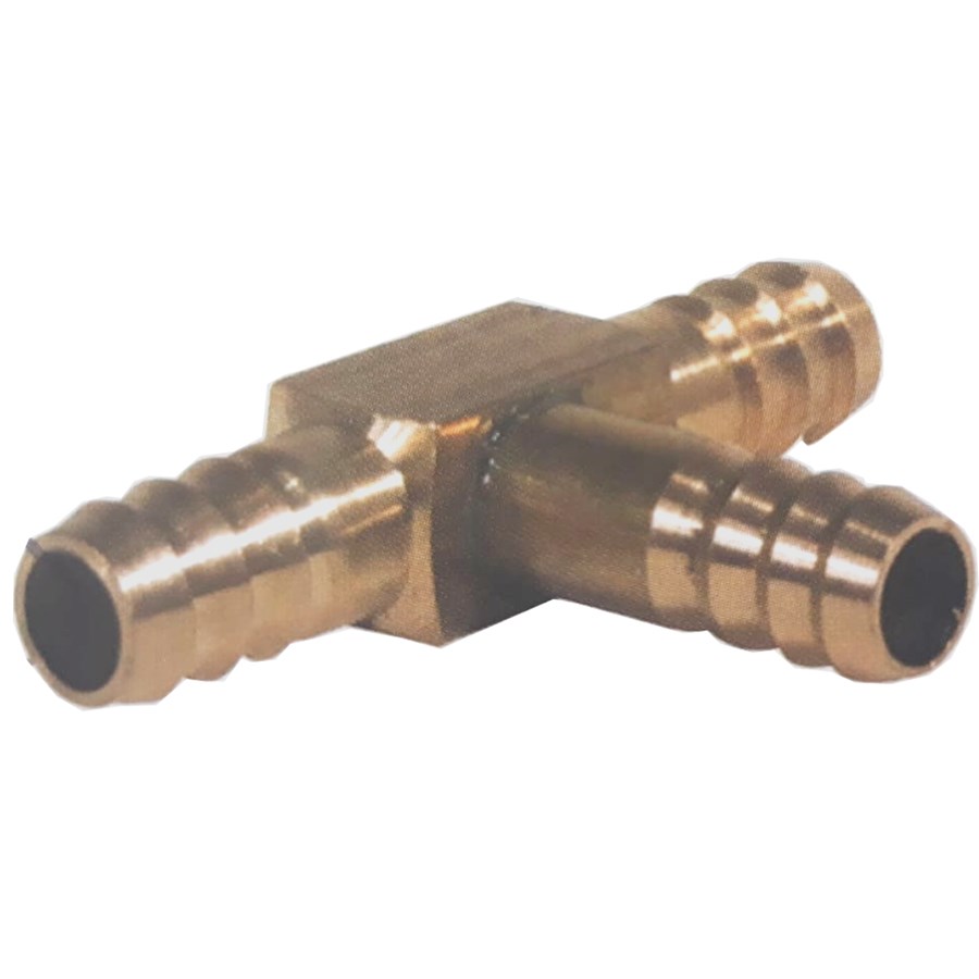 PRİNÇ HAVA STOPER ÜÇLÜ HORTUM EKİ T 8 MM