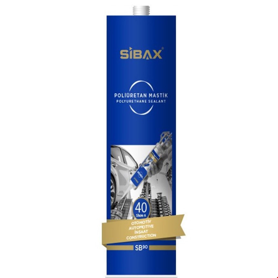 SİBAX PU MASTİK GENEL AMAÇLI 280 ML SİYAH SB90