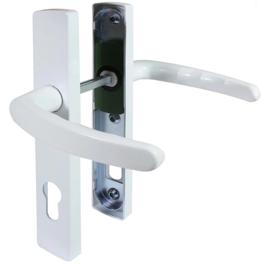 PVC PLASTİK KAPI KOLU YALE BEYAZ KOD 0059