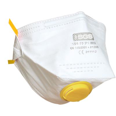 TOZ MASKESİ VENTİLLİ KATLANIR FFP1