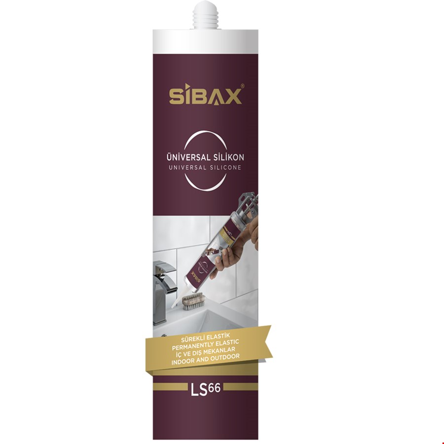 SİBAX ÜNİVERSAL SİLİKON 280 ML ANTRASİT LS66
