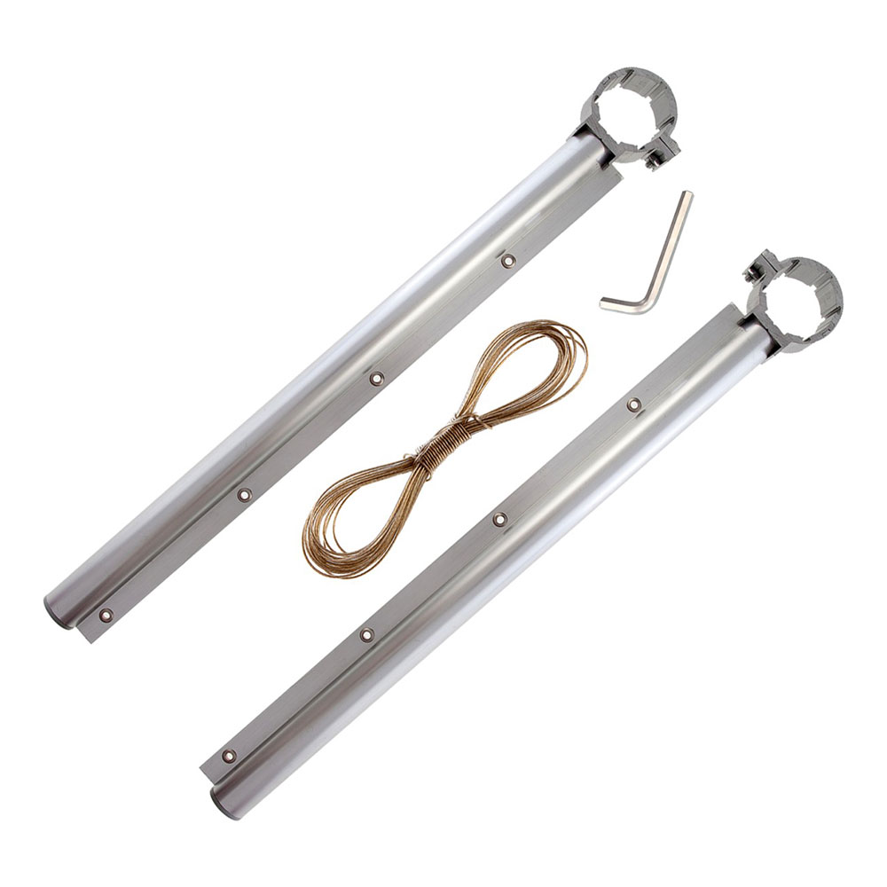 ALÜMİNYUM BALKON ASKISI KELEPÇELİ YUVARLAK K02