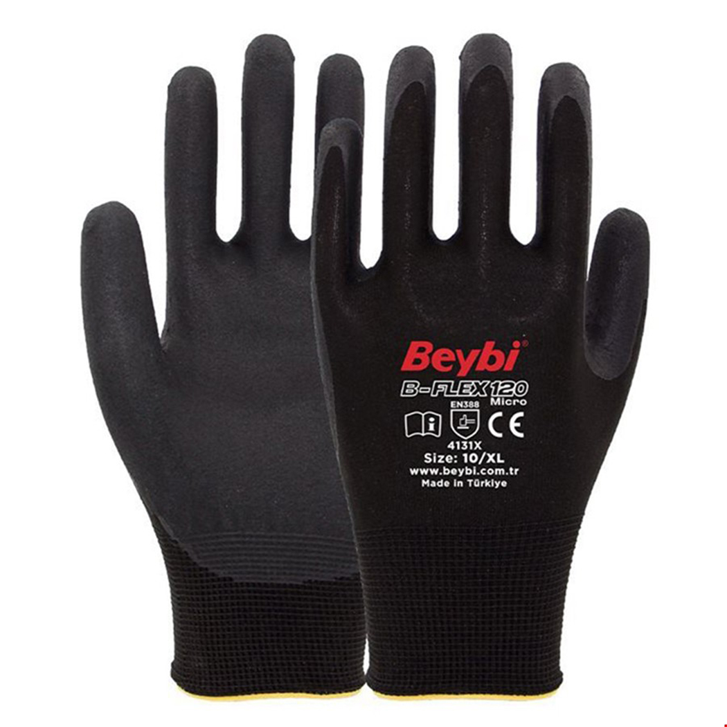 ELDİVEN BEYBİ NİTRİL KAPLI B-FLEX 120 10 NO