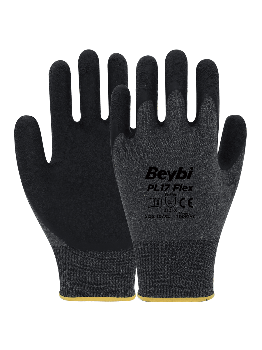 ELDİVEN BEYBİ NİTRİL LEGEND GRİ-SİYAH PL-17 10NO