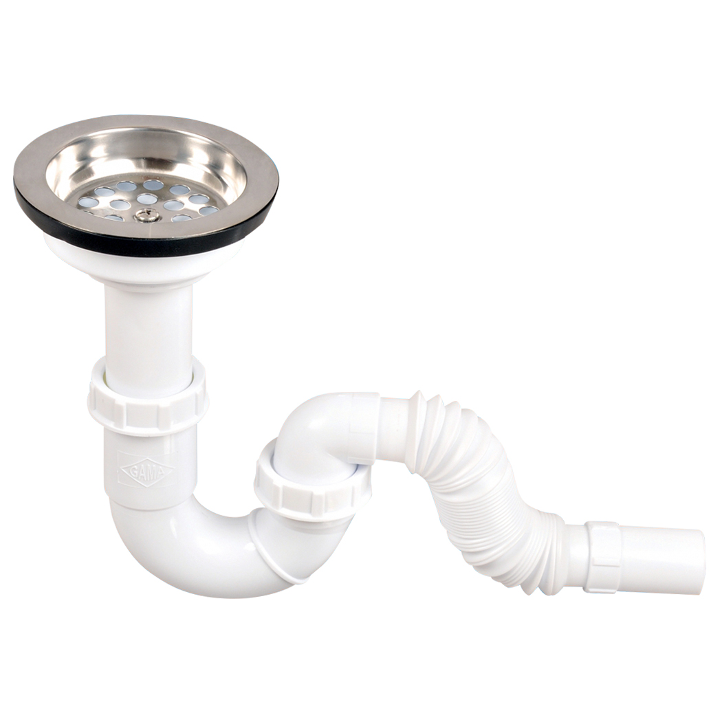 GAMA S TEKLİ ÇÖPMAK KÖRÜKLÜ SİFON GENİŞ  32- 36401