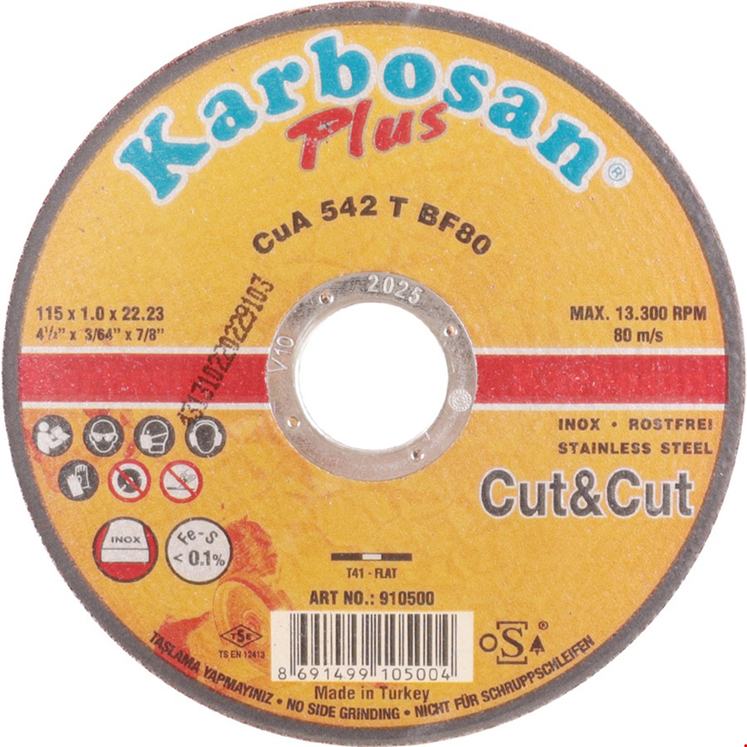 KARBOSAN 115.1.22  PLUS İNCE KESİCİ 910500