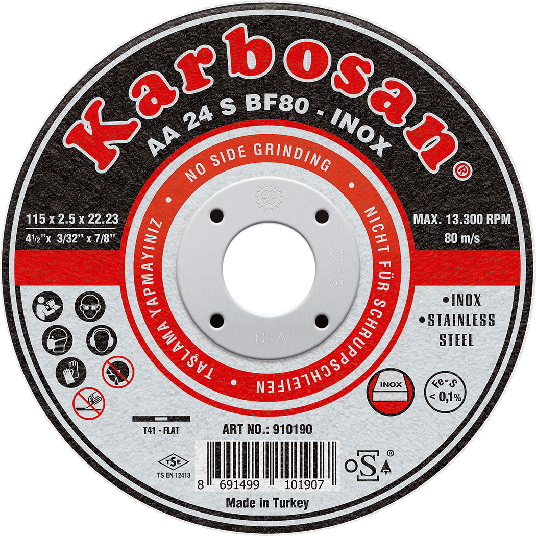 KARBOSAN 230.1.22 İNOX THINL.KESİCİ 910430