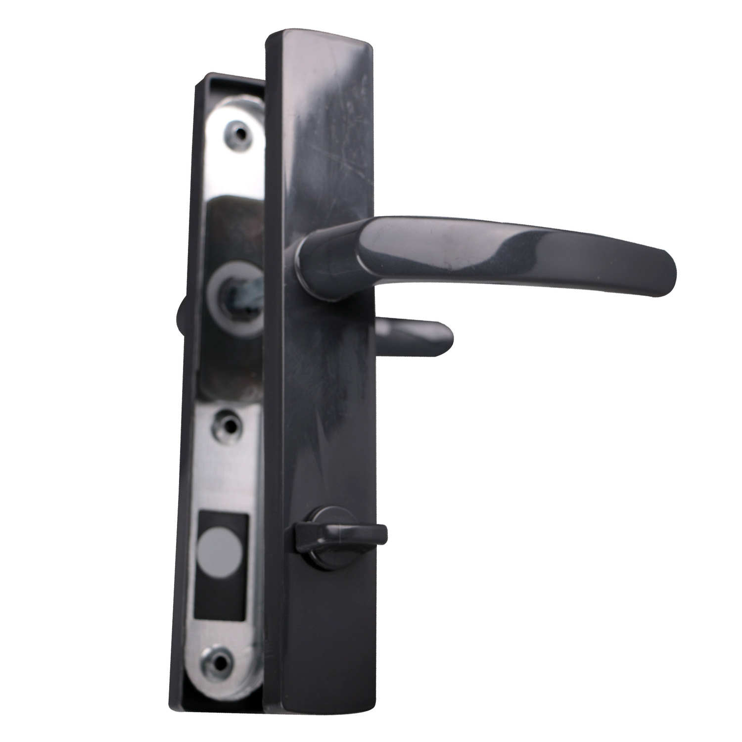 PVC PLASTİK KAPI KOLU WC ANTRASİT 7016